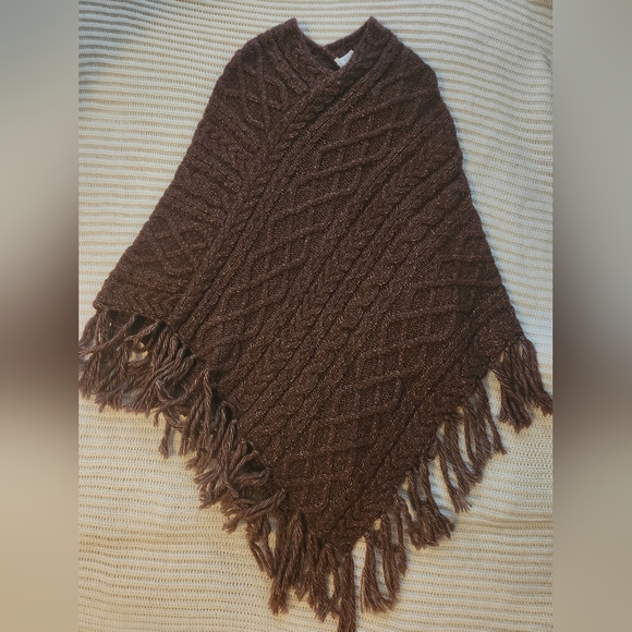 Aerie Cable Pullover Poncho - Picture 2 of 6